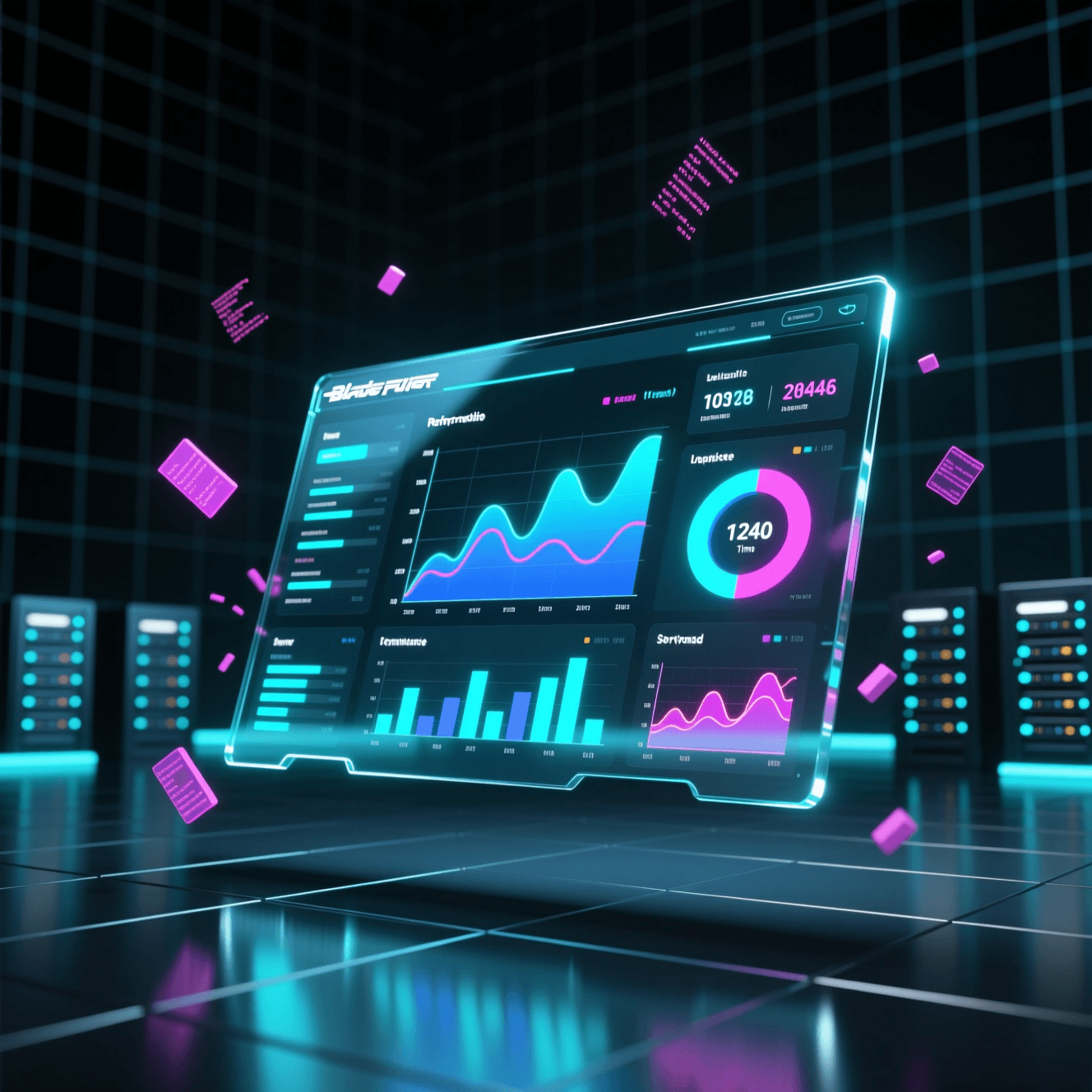 Performance metrics dashboard showing Core Web Vitals scores and optimization opportunities