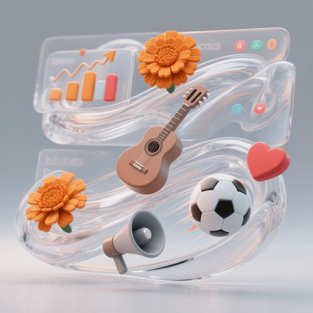 Colorful calendar display showing Hispanic cultural celebrations including Día de los Muertos and Hispanic Heritage Month imagery